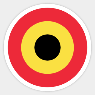 Belgium Air Force Roundel Sticker